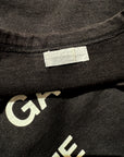 Comme Des Garçons Homme AW01 Black Split Logo Long Sleeve